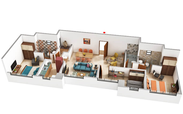 Sai Amber Residency Taloja floor plan