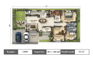 Wadhwa The Haven Plots Panvel floor plan