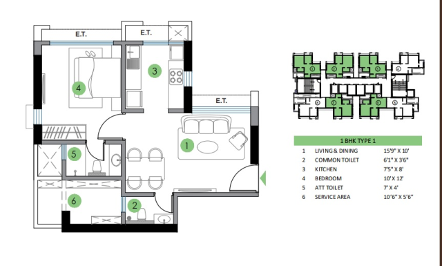 Raymond Thane floor plan