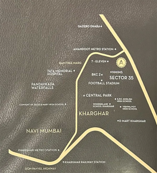 Tricity Codename Privileged Kharghar Location Map