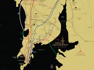 Dosti Eastern Bay Wadala Location Map
