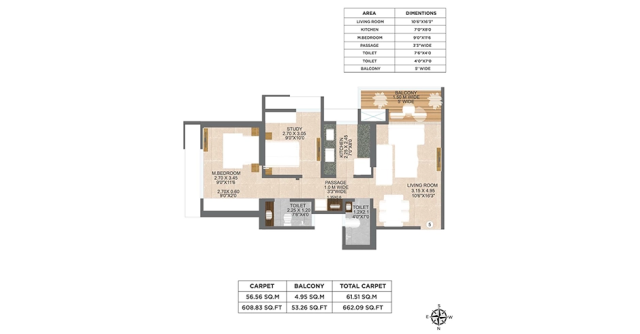 Nivasa Green City Dombivli floor plan