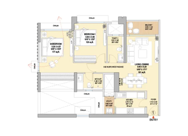 Godrej Pinnacle Dadar Wadala floor plan