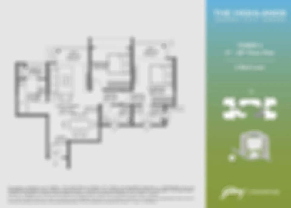 The Highlands Godrej City Panvel floor plan