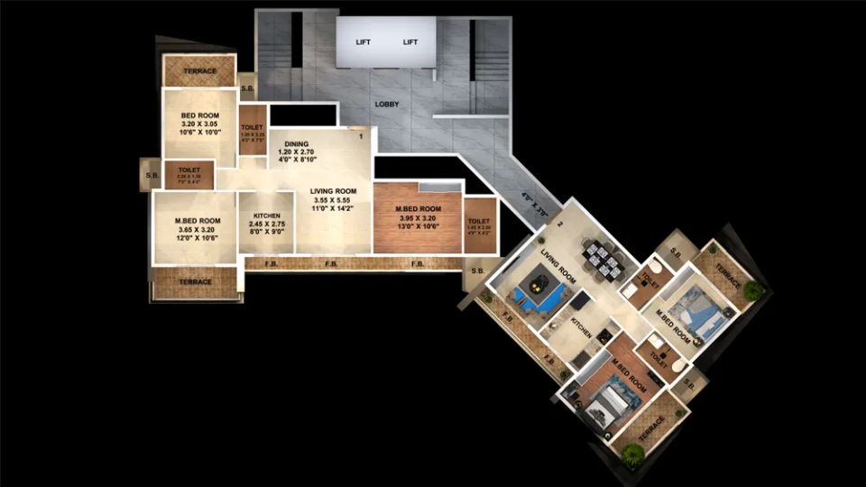Omkarplanet floor plan