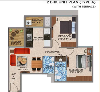 Arihant Sports City Taloja floor plan