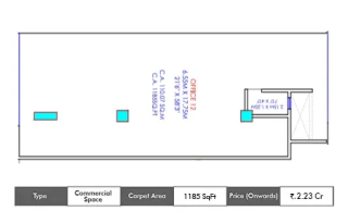 Shree Laxmi Blanca Ekaiva Commercial floor plan