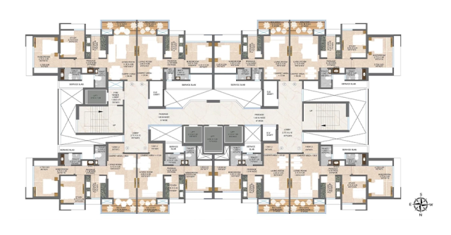 Nivasa Green City Dombivli floor plan