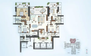 Omkar Alta Monte Malad East floor plan