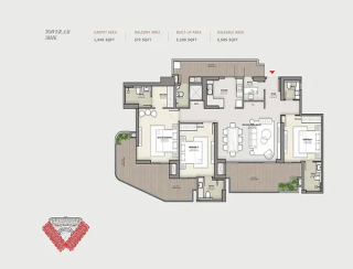 Karyan Trevana Residences floor plan