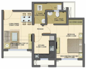 Dosti Greenscape Hadapsar floor plan
