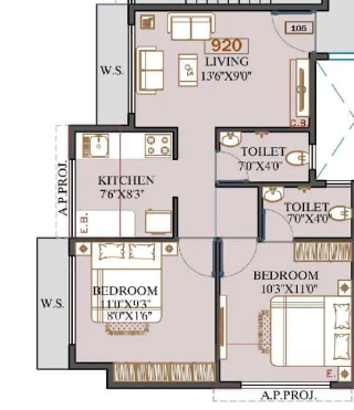 Arihant Aaradhya Kalyan West floor plan