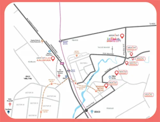 Arihant Sports City Taloja Location Map