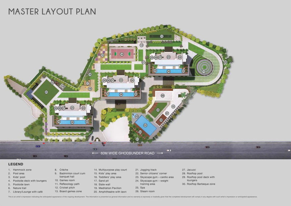 Godrej Exquisite Thane Master Plan