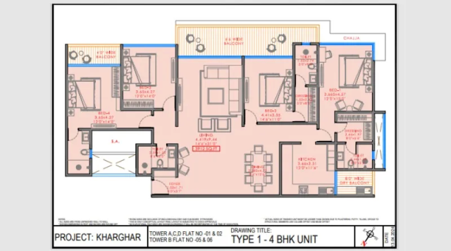 The Domus Sector 2 Kharghar floor plan