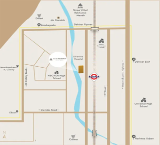 Gagangiri New Parvati Dahisar Location Map