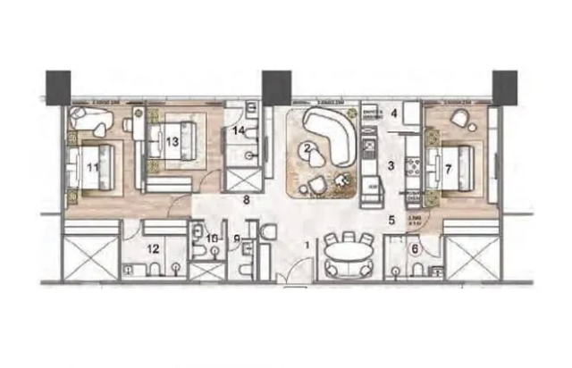 Raheja Amaltis Sion floor plan