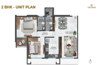 The Oasis Paradise Sanpada floor plan