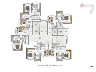 Bhoomi Castle Shilphata floor plan