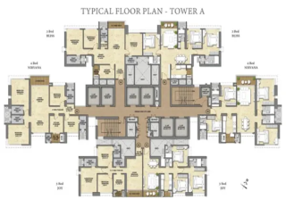 Raymond The Address by GS Thane floor plan