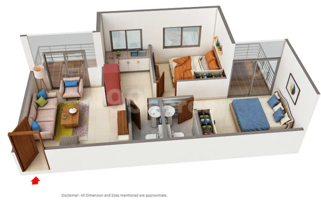 Sai Amber Residency Taloja floor plan