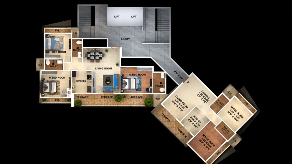 Omkarplanet floor plan