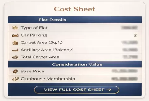 Ruparel Mulund East cost sheet