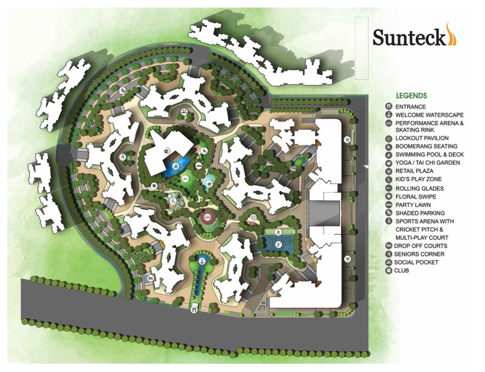 Sunteck MaxxWorld Naigaon Master Plan
