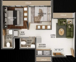 Today Royal Aikyam 2 Game Changer floor plan