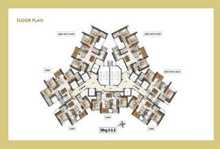 Mahindra Malad West Liberty Garden floor plan