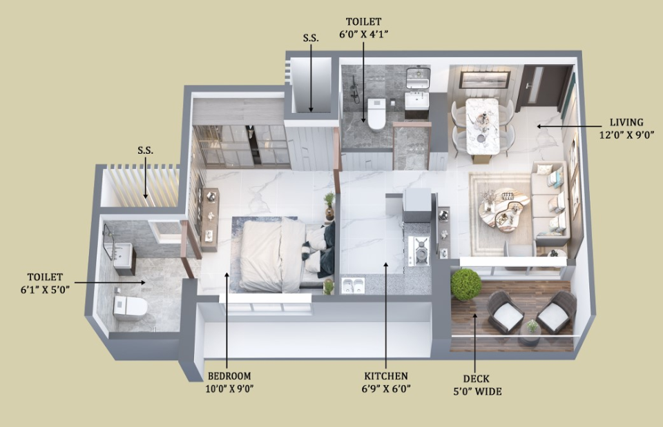 Kasturi Avenue Codename Aarambh floor plan