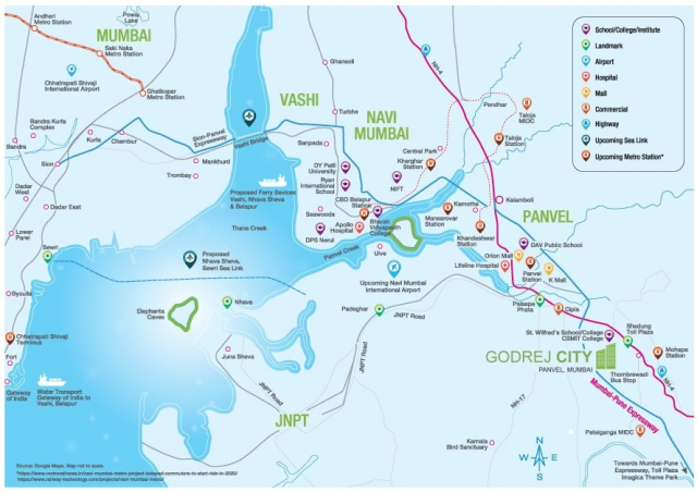 The Highlands Godrej City Panvel Location Map