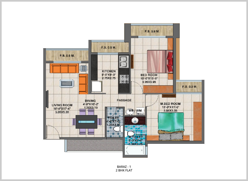 Arihant Aalishan floor plan