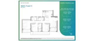 Godrej Jardinia Sector 146 Noida floor plan