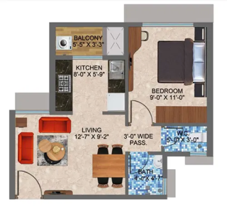 Arihant Sports City Taloja floor plan