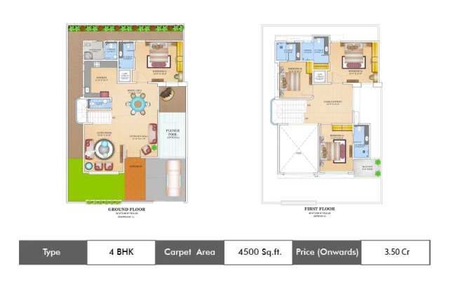 Arihant World Villas Panvel floor plan