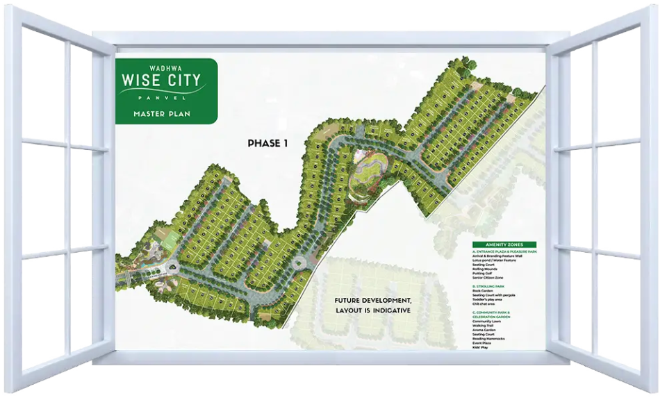 Wadhwa Evara Plots Panvel floor plan