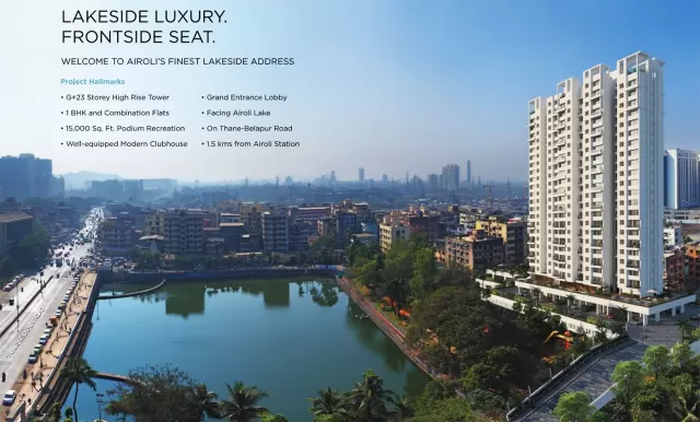 Parth Lakefront Airoli in Airoli, Navi Mumbai