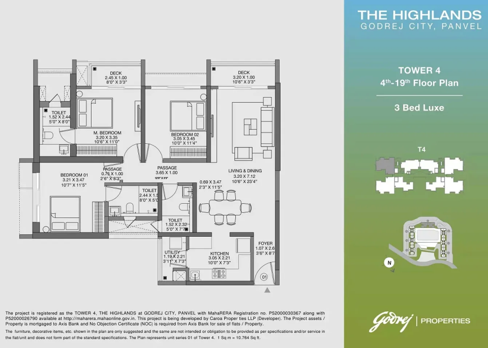 The Highlands Godrej City Panvel floor plan