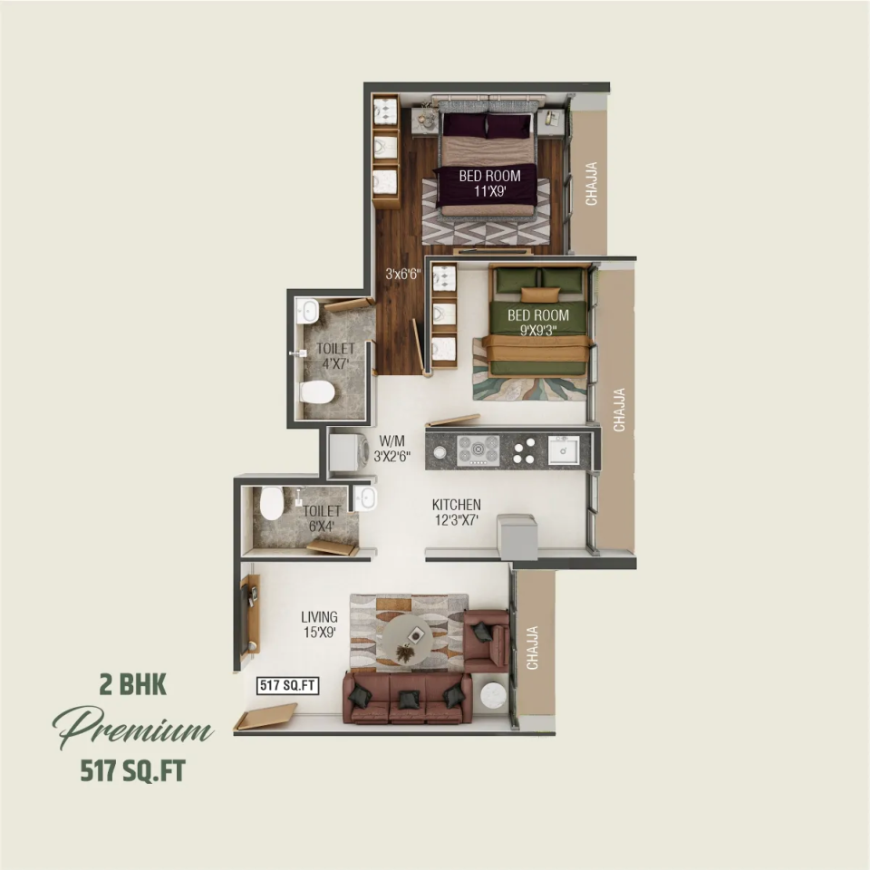 Today Royal Aikyam 2 Game Changer floor plan