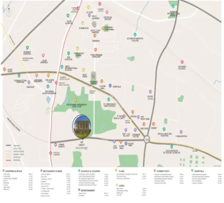 Crest Golfshire Chembur Location Map