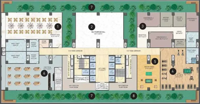 Akshar Stellar Offices Vashi Master Plan