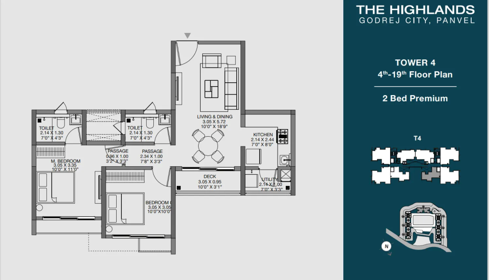 Godrej Hillside Panvel floor plan