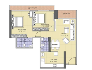 Dream Kharghar Sector 27 New Launch floor plan