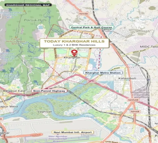 Todays Kharghar Hills Location Map
