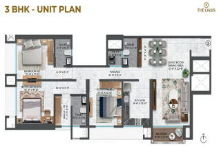 The Oasis Paradise Sanpada floor plan