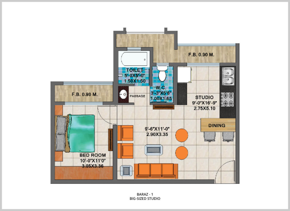 Arihant Aalishan floor plan