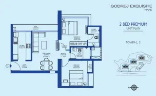 Godrej Exquisite Thane floor plan