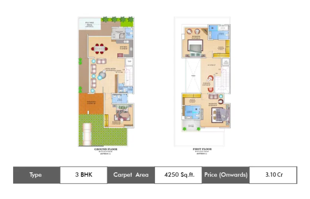 Arihant World Villas Panvel floor plan