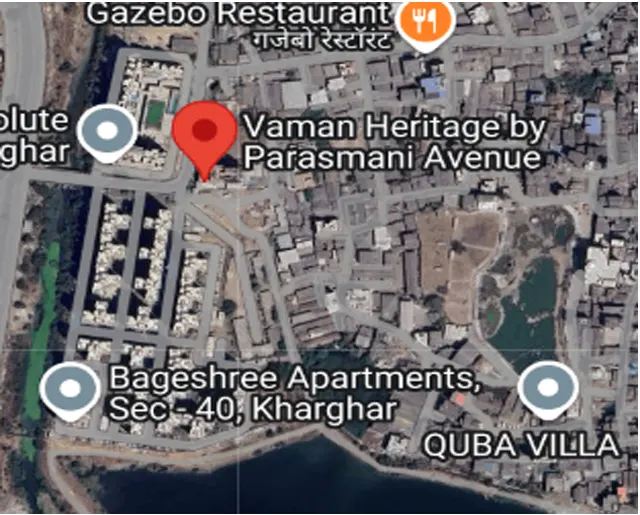 Vaman Heritage Kharghar Location Map